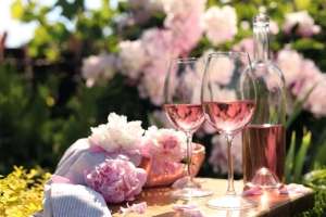 Le_vin_rose_du_chateau_de_berne_au_printemps